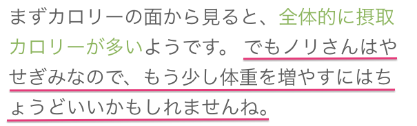 やせすぎ