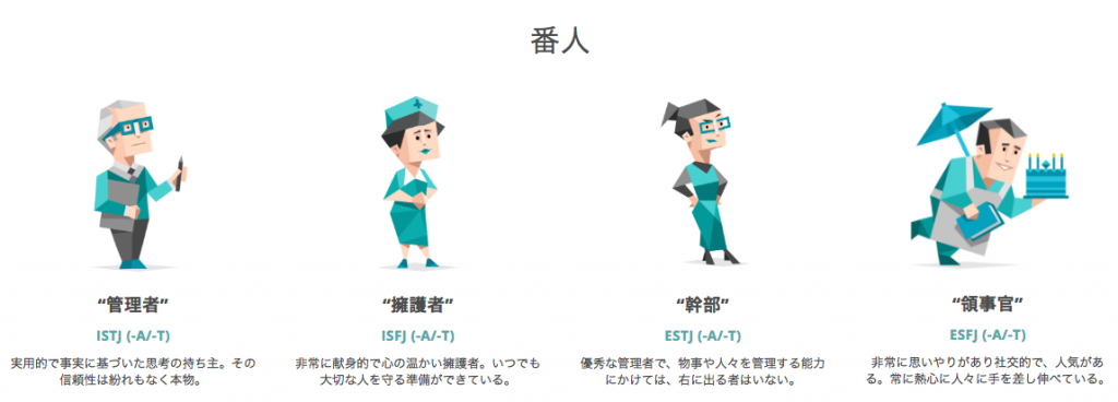 16 personalities